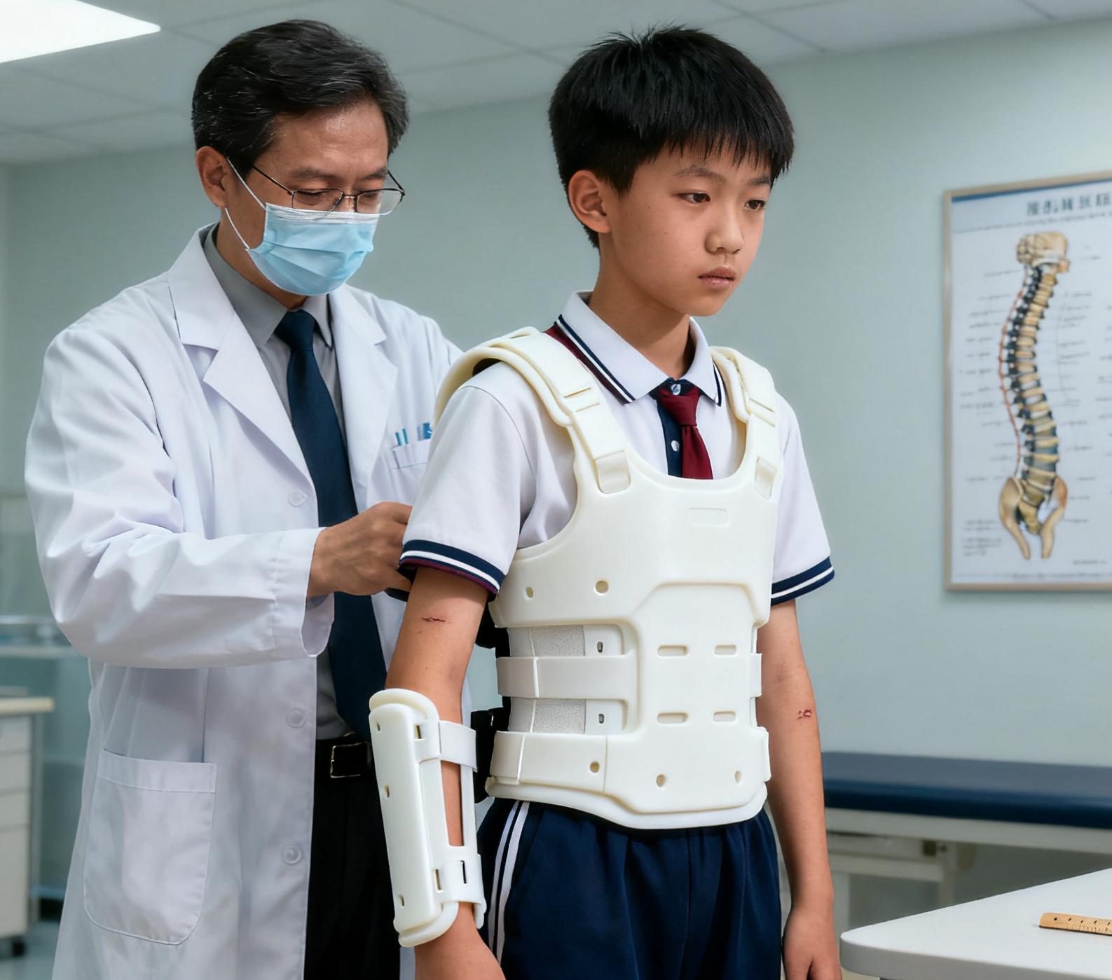 脊柱側彎支具材料